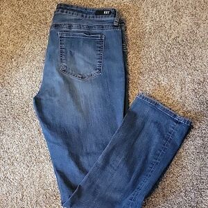 Blue Straight Leg Jeans